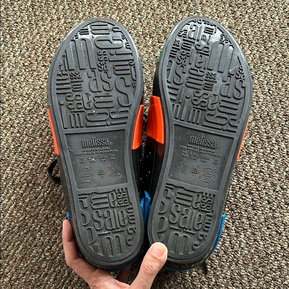 Melissa Men’s Color block Rubber Sneaker size 12 RARE - Picture 3 of 5